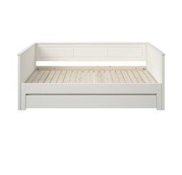 Flair Erika Solid Wood Guest Bed in White - Size: EU Single - thumbnail 5