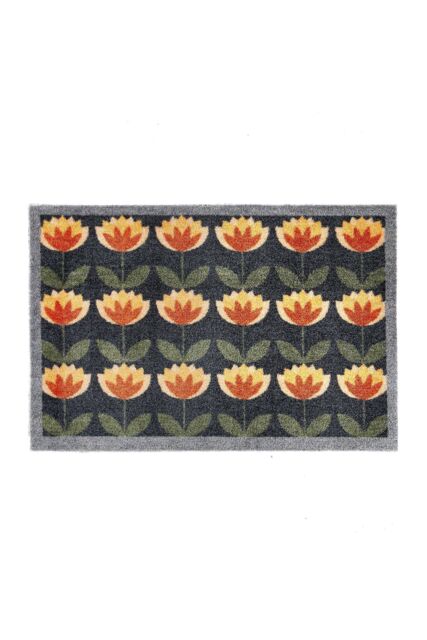 My Mat Washable Nylon Retro Floral Indoor Mat - Size: 50 cm x 75 cm - image 1