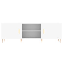 Berkfield Home TV Cabinet White 150x30x50 cm Engineered Wood - Size: 150 x 30 x 50 cm - thumbnail 5