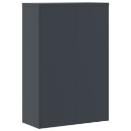 Berkfield Home File Cabinet Anthracite 90x40x140 cm Steel in Black - Size: 90 x 40 x 140 cm - thumbnail 6