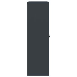 Berkfield Home File Cabinet Anthracite 90x40x140 cm Steel in Black - Size: 90 x 40 x 140 cm - thumbnail 5