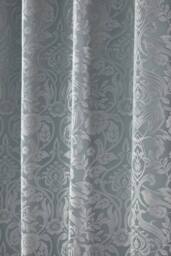 New Edge Blinds Harrow Lined Eyelet Jacquard Curtains in Duck Egg Blue - Size: 168 cm width x 137 cm drop