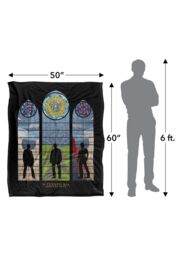 Warner Brothers Supernatural Stained Glass Silky Touch Super Soft Throw Blanket in White - thumbnail 5