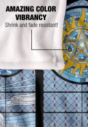 Warner Brothers Supernatural Stained Glass Silky Touch Super Soft Throw Blanket in White - thumbnail 4