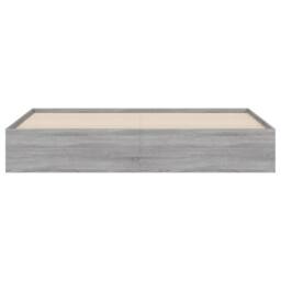 Berkfield Home Modern Bed Frame with Drawers without Mattress Grey Sonoma 200x200 cm - thumbnail 6