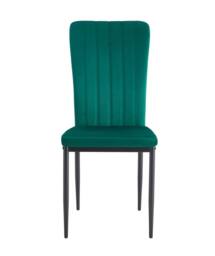 MCC Direct Set of 2 Velvet Dining Chairs Padded Upholstered Accent Chair Elle in Green - thumbnail 3