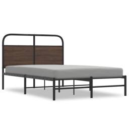 Berkfield Home Bed Frame Frame 120x190 cm Small Double Brown Oak Wood