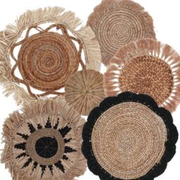 KDMD Set of Six Natural Wall Art - Kribo Collection - thumbnail 1