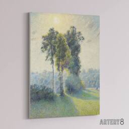 "Artery8 Sunset Landscape at Saint Charles Pissarro Canvas Wall Art - Size: W18"" x H24""" - thumbnail 2