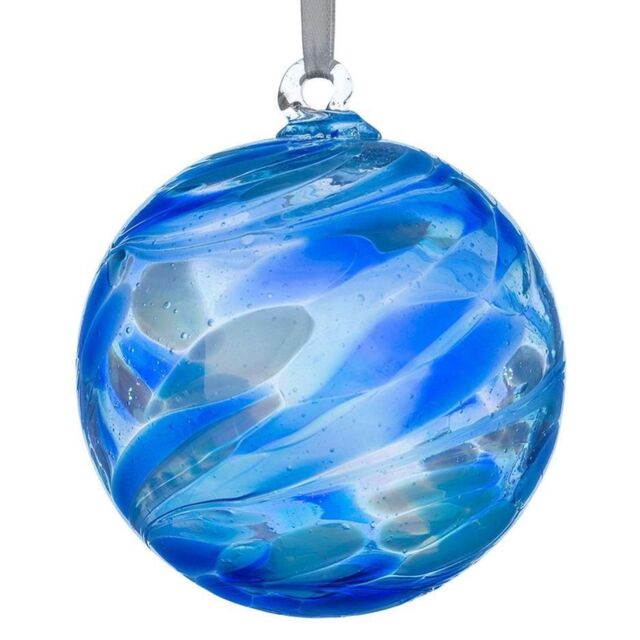 Sienna Glass 10cm Friendship Ball Sapphire in Blue - image 1