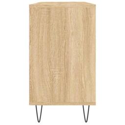 Berkfield Home Bathroom Cabinet Sonoma Oak 80x33x60 cm Engineered Wood in Light Tan - Size: 80 x 33 x 60 cm - thumbnail 7