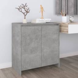 Berkfield Home Sideboard Concrete Grey 70x41x75 cm Engineered Wood - Size: 70 x 41 x 75 cm - thumbnail 2