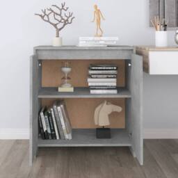 Berkfield Home Sideboard Concrete Grey 70x41x75 cm Engineered Wood - Size: 70 x 41 x 75 cm - thumbnail 1
