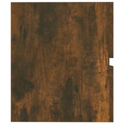 Berkfield Home Sink Cabinet Smoked Oak 41x38.5x45 cm Engineered Wood in Brown - thumbnail 6