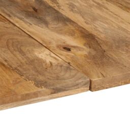 Berkfield Home Dining Table 180x90x75 cm Solid Wood Mango in Brown - Size: 180 x 90 x 75 cm - thumbnail 6