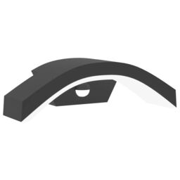 Berkfield Home Outdoor LED Wall Light with Sensor Black Die-cast Aluminium - thumbnail 2
