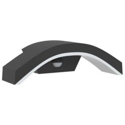 Berkfield Home Outdoor LED Wall Light with Sensor Black Die-cast Aluminium - thumbnail 5