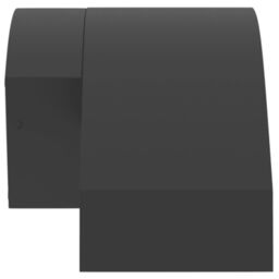 Berkfield Home Outdoor LED Wall Light with Sensor Black Die-cast Aluminium - thumbnail 6
