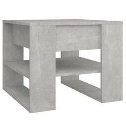 Berkfield Home Coffee Table Concrete Grey 55.5x55x45 cm Engineered Wood - thumbnail 2