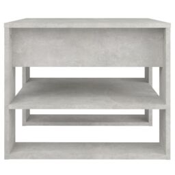 Berkfield Home Coffee Table Concrete Grey 55.5x55x45 cm Engineered Wood - thumbnail 4