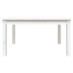 Berkfield Home Garden Table White 82.5x50.5x45 cm Solid Wood Pine - thumbnail 5