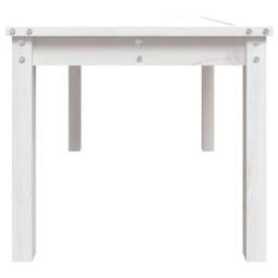Berkfield Home Garden Table White 82.5x50.5x45 cm Solid Wood Pine - thumbnail 6