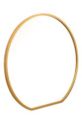 MirrorOutlet Gold Framed Flat Bottom Circular Wall Mirror (126CM X 120CM) - Size: 1 Pack - thumbnail 6