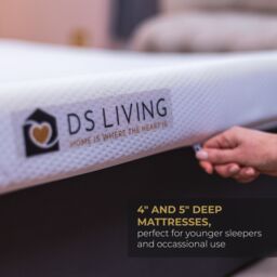 DS Living Memory Foam Mattress Orthopedic 5 Inch Deep - PureDream in Off-White - Size: Super King - thumbnail 9