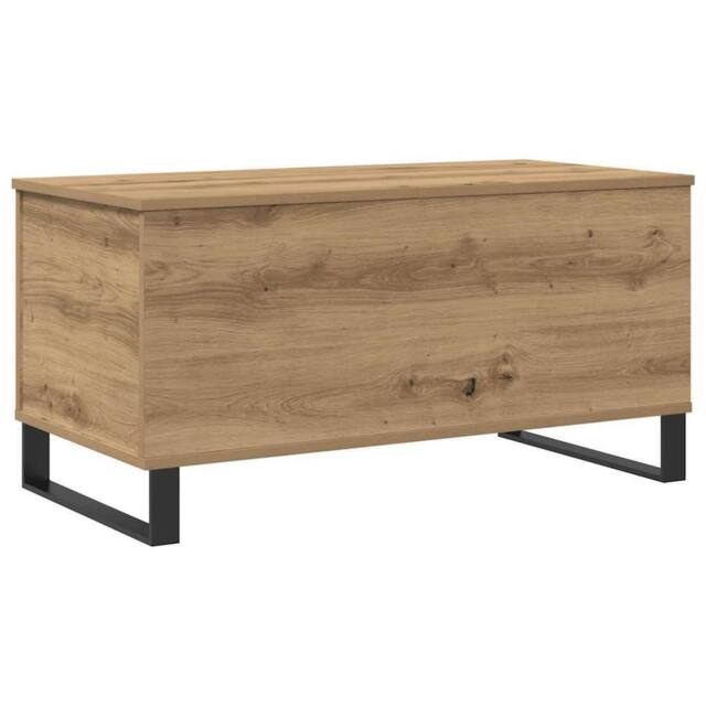 Berkfield Home Coffee Table Artisan Oak 90x44.5x45 cm Engineered Wood in Brown - image 1