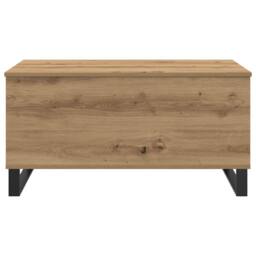Berkfield Home Coffee Table Artisan Oak 90x44.5x45 cm Engineered Wood in Brown - thumbnail 5
