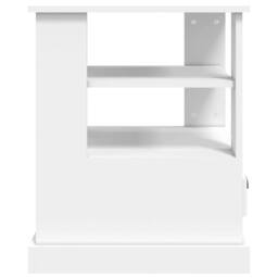 Berkfield Home Side Table White 50x50x60 cm Engineered Wood - Size: 50 x 50 x 60 cm - thumbnail 7