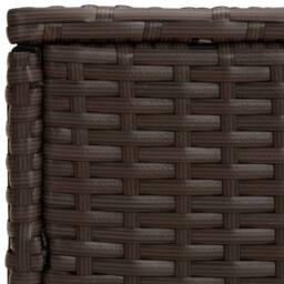 Berkfield Home Side Tables 3 pcs Brown Poly Rattan - thumbnail 6