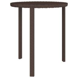 Berkfield Home Side Tables 3 pcs Brown Poly Rattan - thumbnail 5