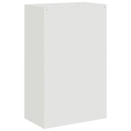 Berkfield Home Sideboard White 67x39x107 cm Steel - Size: 67 x 39 x 107 cm - thumbnail 9