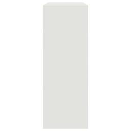 Berkfield Home Sideboard White 67x39x107 cm Steel - Size: 67 x 39 x 107 cm - thumbnail 8