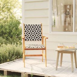 Berkfield Home Garden Chairs 6 pcs Solid Acacia Wood in Brown - thumbnail 1