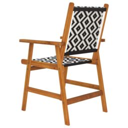 Berkfield Home Garden Chairs 6 pcs Solid Acacia Wood in Brown - thumbnail 6