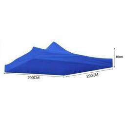 Nordara Blue 2.9x2.9m 2420D Gazebo Replacement Canopy - Size: 1000L - thumbnail 2