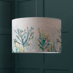 Voyage Maison Coral Reef Eva Lampshade in Green - Size: 40 cm diameter x 25 cm high - thumbnail 2