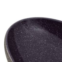 Berkfield Home Durable Countertop Basin Purple & Grey Oval 59x40x14 cm Ceramic - Size: 59 x 40 x 14 cm - thumbnail 7