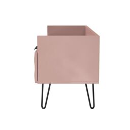 Ready Assembled 2 U Islay 2 Drawer Coffee TV Unit (Ready Assembled) in Dusty Pink - thumbnail 3