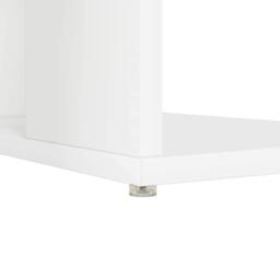 Berkfield Home White Computer Desk White Particle board Medium Storage - thumbnail 9
