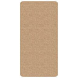 Berkfield Home Soft Area Rug Jute with Latex Backing 80x160 cm Natural in Beige - Size: 100 cm diameter - thumbnail 2