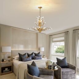Garwarm Vintage Crystal Chandelier 8-Light K9 Crystal Chandeliers Gold - thumbnail 8