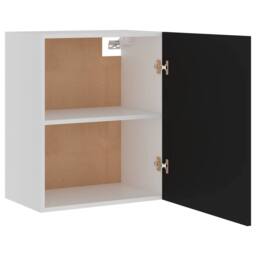 Berkfield Home Hanging Cabinets 2 pcs Black 50x31x60 cm Engineered Wood - Size: 50 x 31 x 60 cm - thumbnail 6