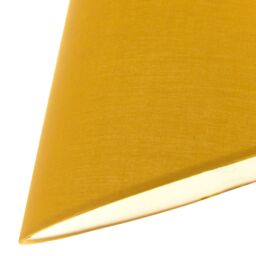 Happy Homewares Traditional Cotton Coolie Lampshade Suitable for Table Lamp or Pendant in Mustard - Size: 10 inches - thumbnail 5