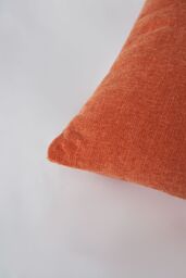 BHS Chenille Cushion in Terracotta - Size: 43 cm x 43 cm - thumbnail 3
