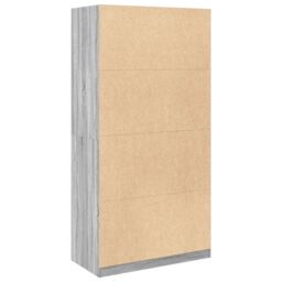 Berkfield Home Wardrobe Grey Sonoma 100x50x200 cm Engineered Wood - Size: 100 x 50 x 200 cm - thumbnail 6