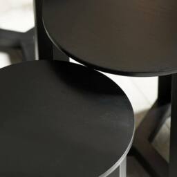 Cheshire Nordvik Nest Of 3 Tables in Black - thumbnail 6