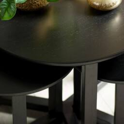 Cheshire Nordvik Nest Of 3 Tables in Black - thumbnail 9